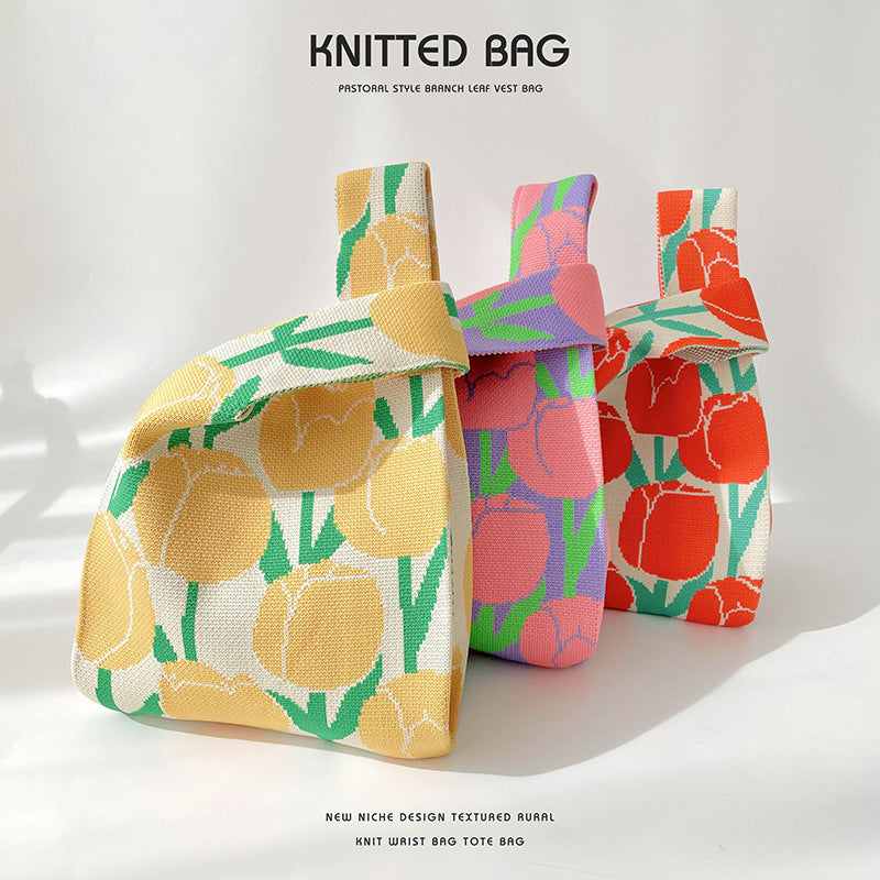 Series Knitted Versatile Large Capacity Commuter Holiday Bags