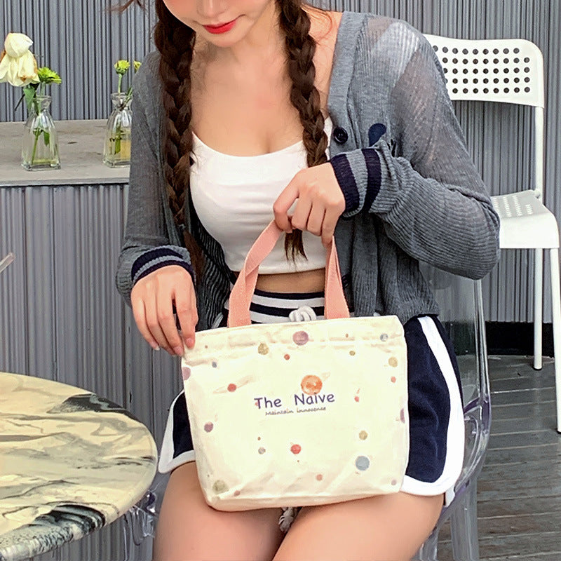 Women's Cloth Cute Summer Versatile Artistic Handbags