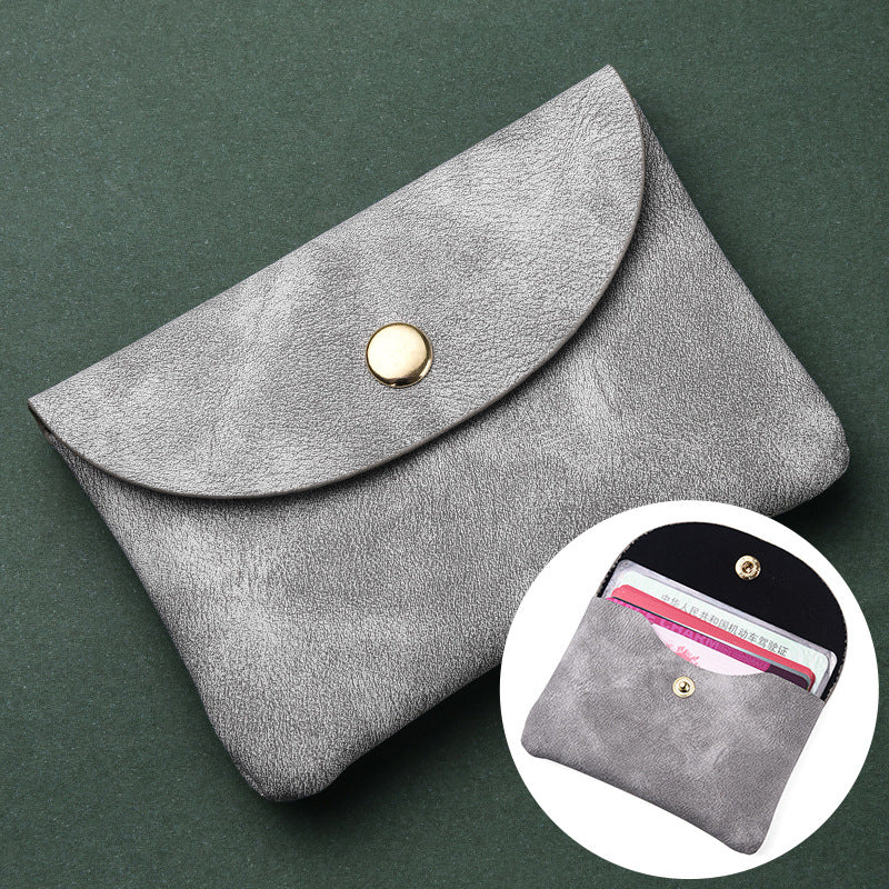 Women's & Men's & Soft Leather Pouch Mini Earphone Coin Purses