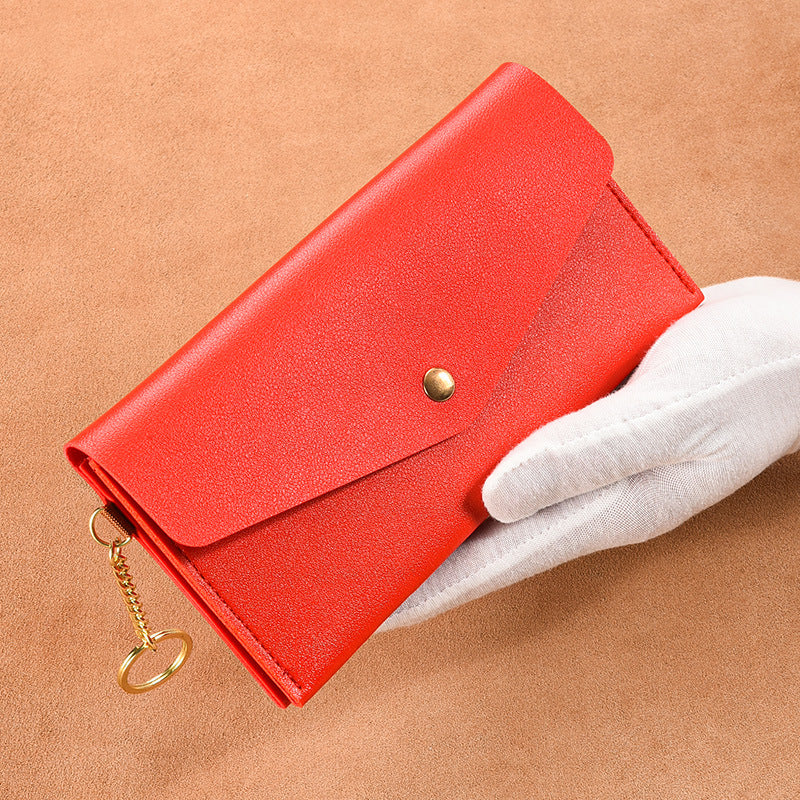Women's Long Thin Clutch Simple Fashion Large Capacity Ladies Wallets