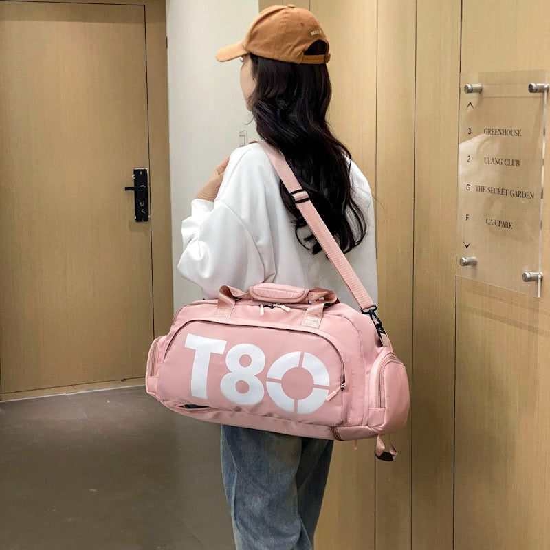 Women's Lettered Short-distance Shoe Warehouse Storage Printed Backpacks