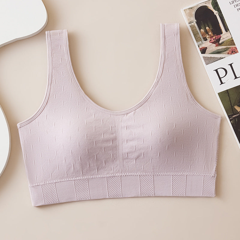 Chest Gather Comfortably Seamless Vest Fat Tanks Camis