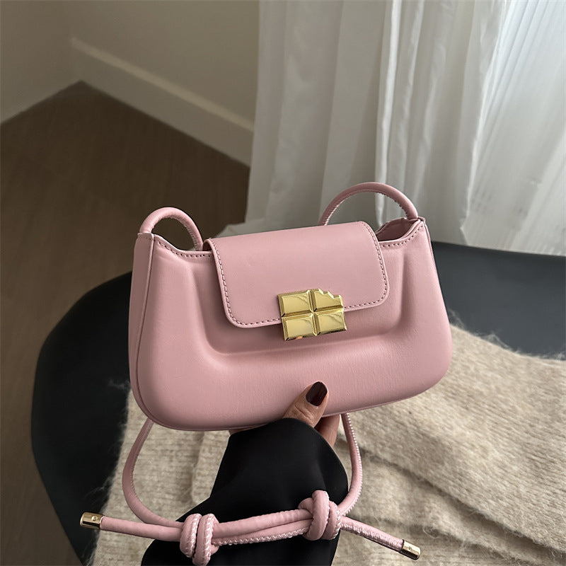 Women's Pure Color Trendy Texture Shell Style Solid Large Women's Shoulder Bag