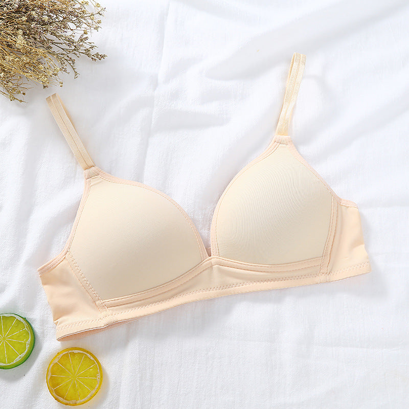 Small Chest Cotton Comfortable Soft Sticker Everyday Bras