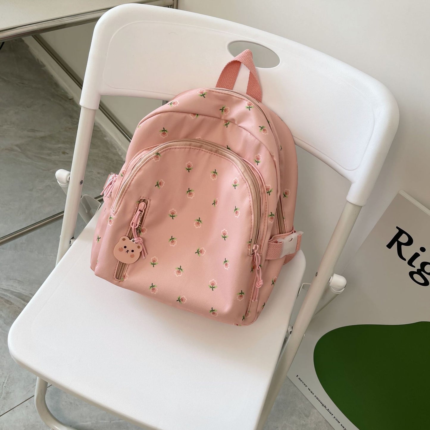 Mini Niche Korean Style Primary Printed Backpacks