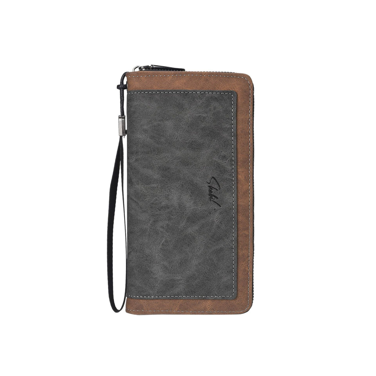 Men's Summer Long Color Matching Multiple Slots Hand Holding Large Capacity Men's Wallet