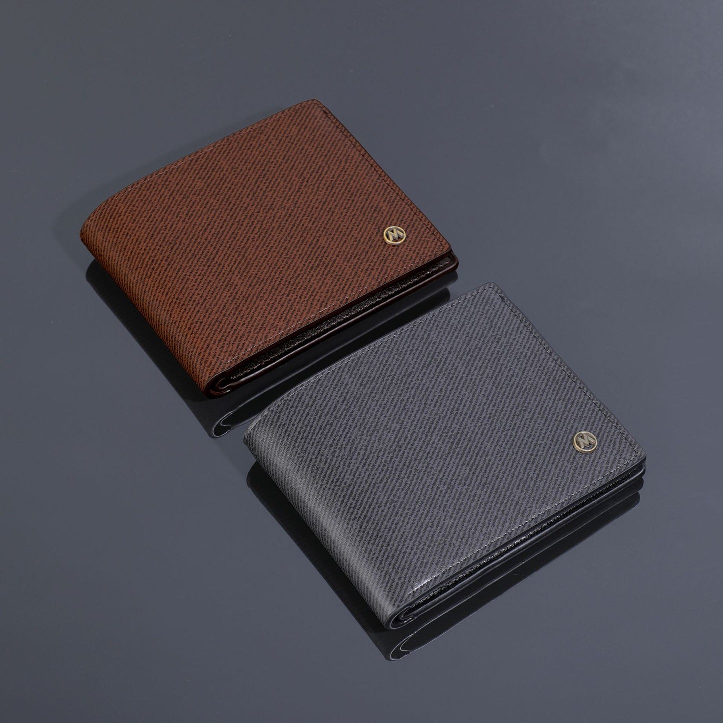Men's Slouchy Short Flat Twill Multifunctional Men's Wallets