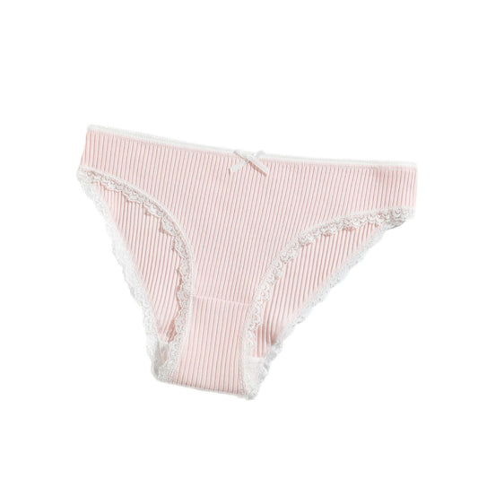 Women's Thread Briefs Solid Color Low Waist Panties