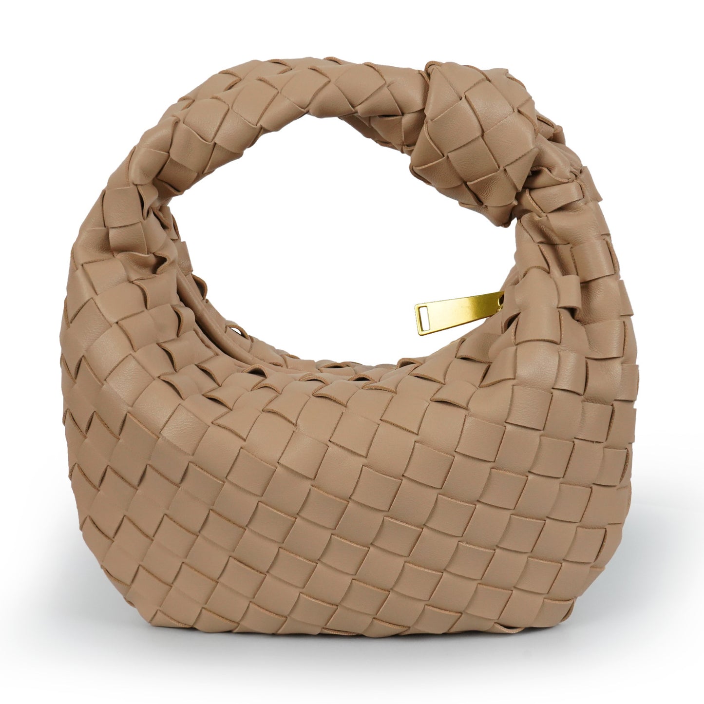 Women's High Quality Handmade Woven Gold Hardware Handbags