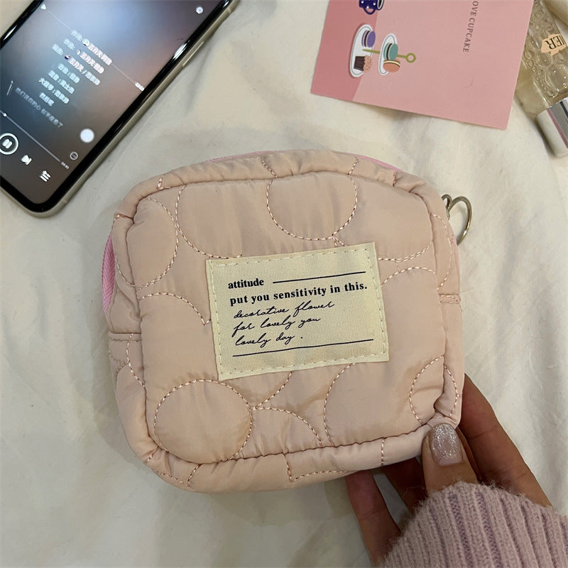 Cute Mini Portable Candy Color Buggy Cosmetic Bags