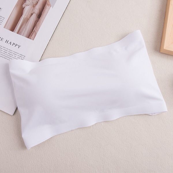 Women's Strapless Undershirt Tube Top Underwear One Tanks Camis