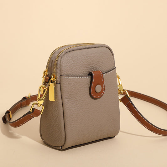 Women's Niche First Layer Leather Multifunctional Crossbody Bags