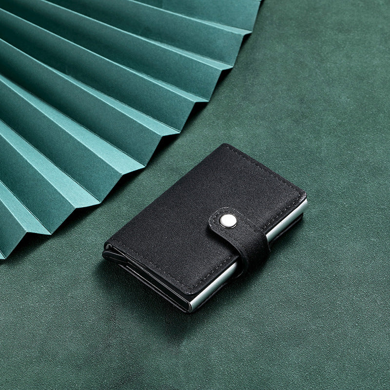 Women's & Men's & Metal Automatic Pop-up Cassette Good-looking Card Holder