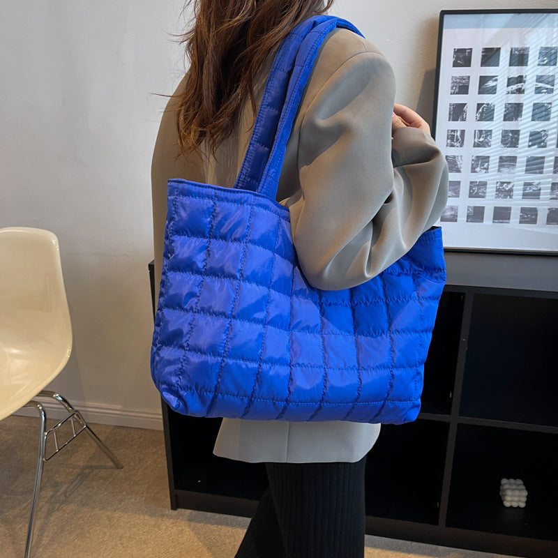 Women's Cotton Jacket Large Capacity Down Underarm Shoulder Bags
