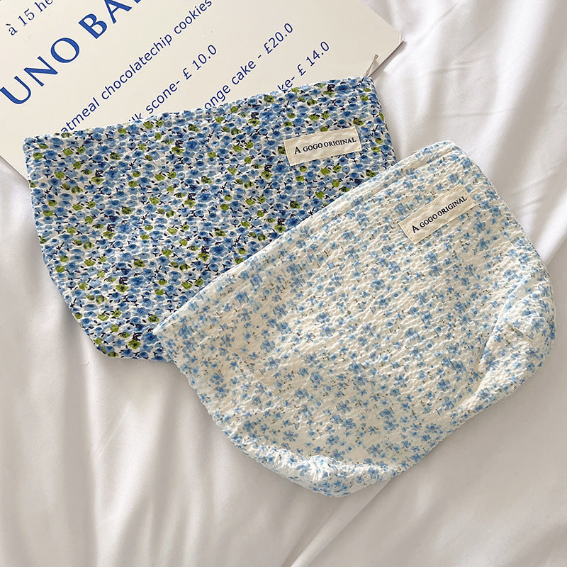 Floral Makeup Large Capacity Portable Storage Bags