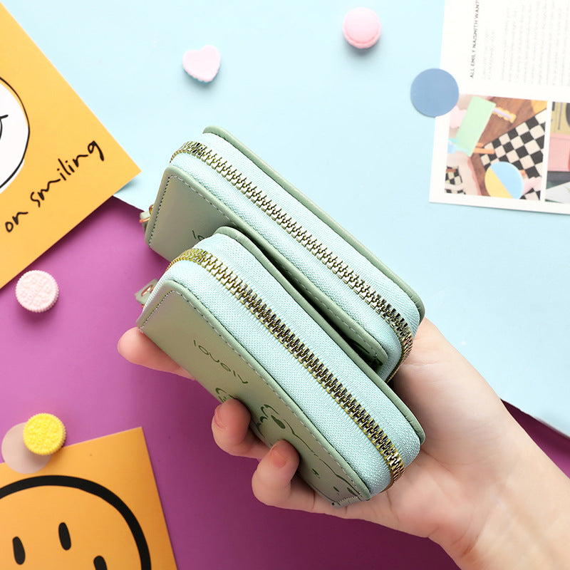 Mini Slot Organ Cartoon Cute Bear Card Holder