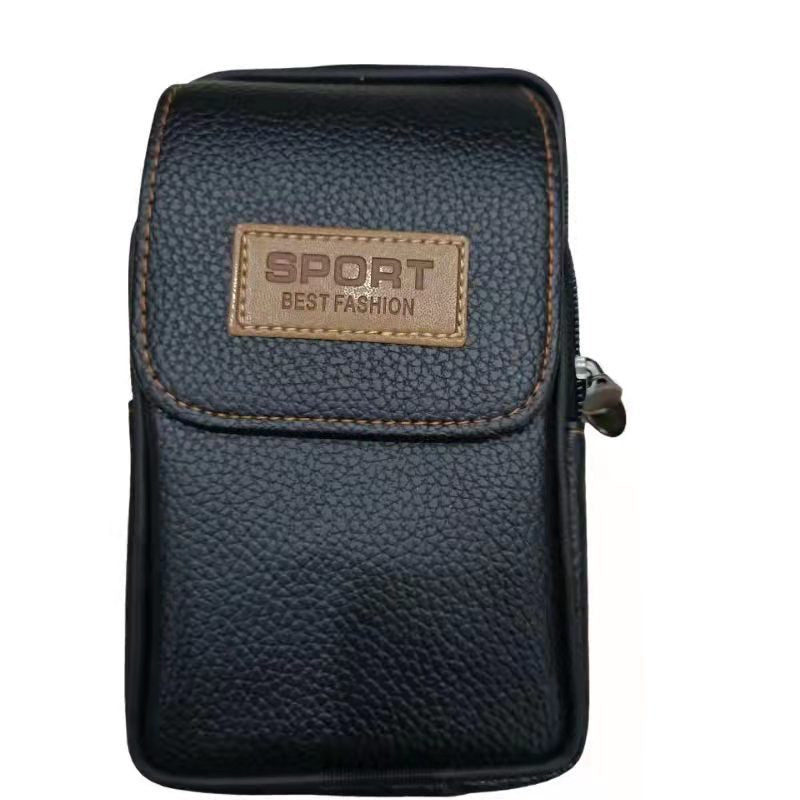 Men's New Horizontal Vertical Mobile Leather Purses
