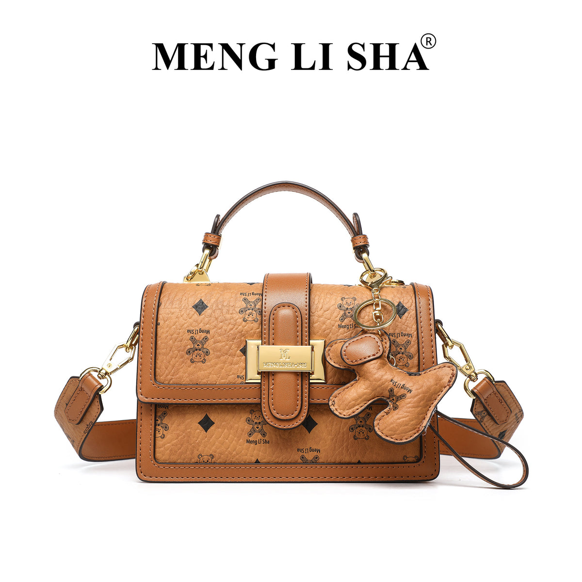 Women's High-grade Presbyopic Printing Color Contrast Commute Women's Messenger Bag