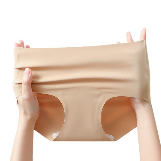 Women's Ice Silk Seamless Liquid Foundation Cotton Panties
