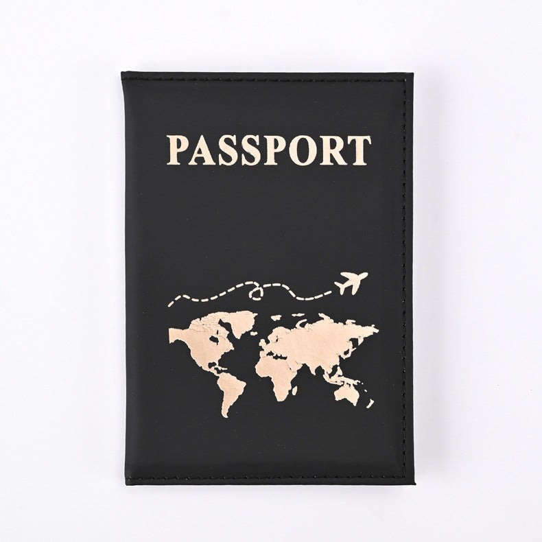 Plain Skin Feeling Passport Cover Ticket Card Holder