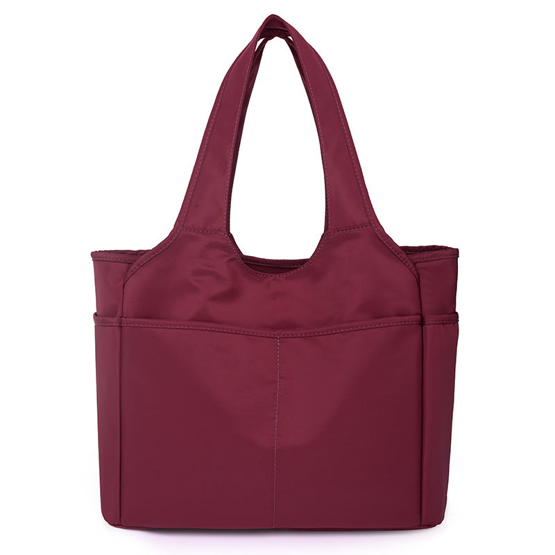 Women's Springtide Oxford Cloth Large Capacity Nylon Handbags