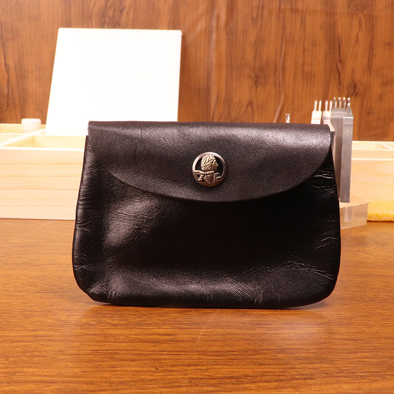 Women's & Men's & First Layer Cowhide Distressed Retro Large Card Holder