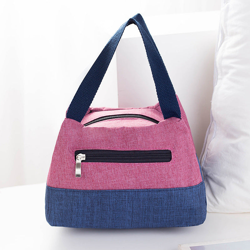 Women's Canvas Large Capacity Lunch Box Cloth Handbags