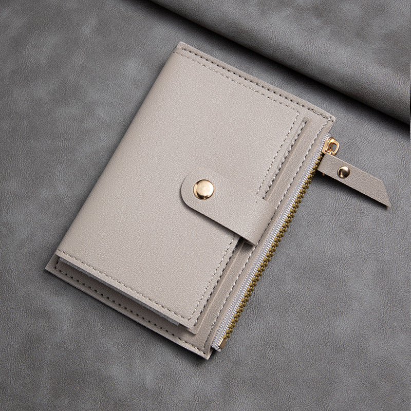 Women's Attractive Korean Zip Bus Bank Card Holder