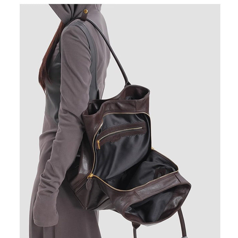 Women's Large Capacity Retro Super Popular Commuter Underarm Women's Shoulder Bag