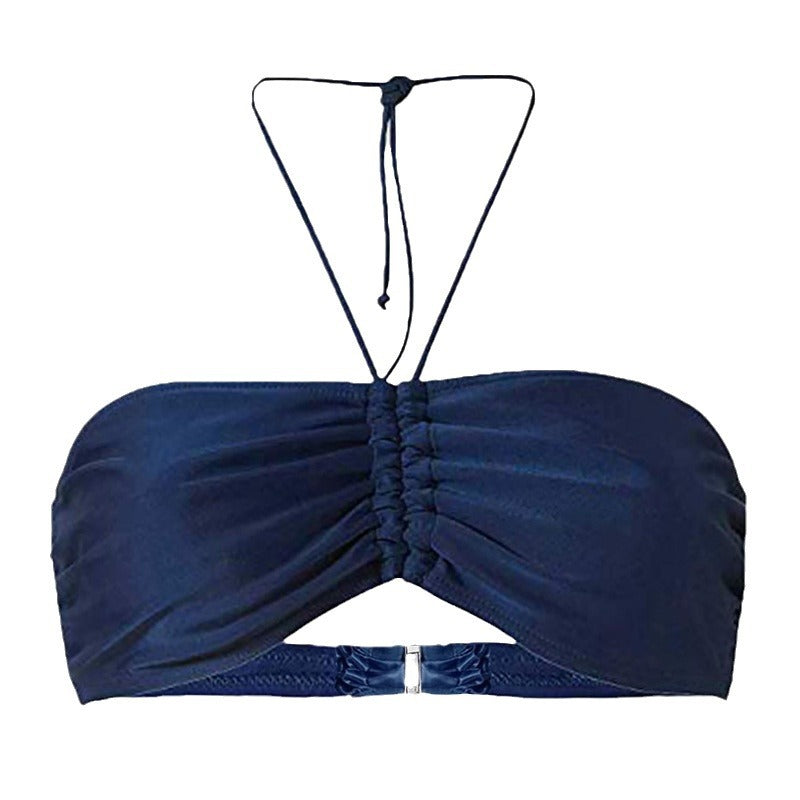 Women's Sling Bikini Swimsuit Tops With Sponge Lingerie Sets