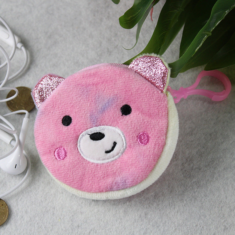 Unicorn Plush Cute Cartoon Ice Cream Color Coin Purses