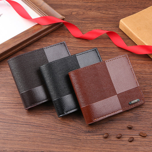 Men's Document Fashion Short Business Multi Slots Men's Wallets