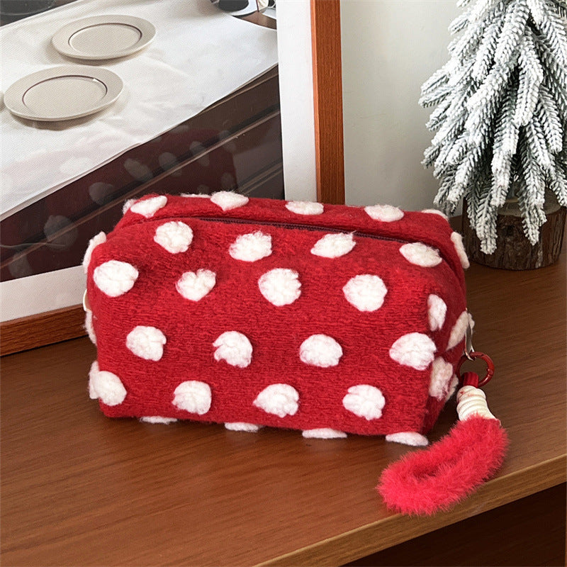 Plush Large Capacity Cute Cosmetics Storage Makeup Bag