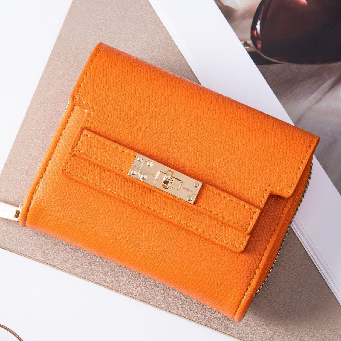 Graceful Women's Sense Short Folding Clutch Ladies Wallet