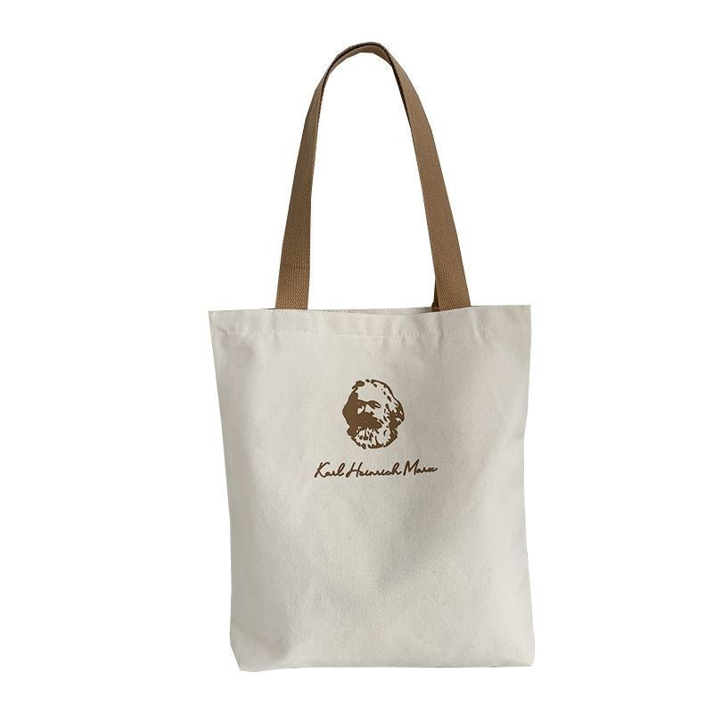 Canvas Female Art Large Capacity Book Shoulder Bags