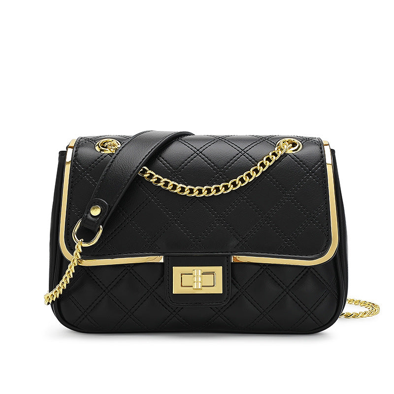 Women's Fashion Underarm Korean Style Simple Summer Rhombus Crossbody Bags