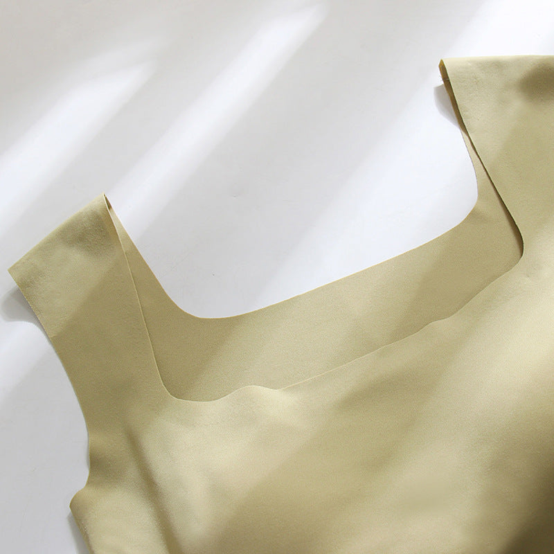 Women's Chest Pad Wrapped Integrated Navel Beauty Tanks Camis