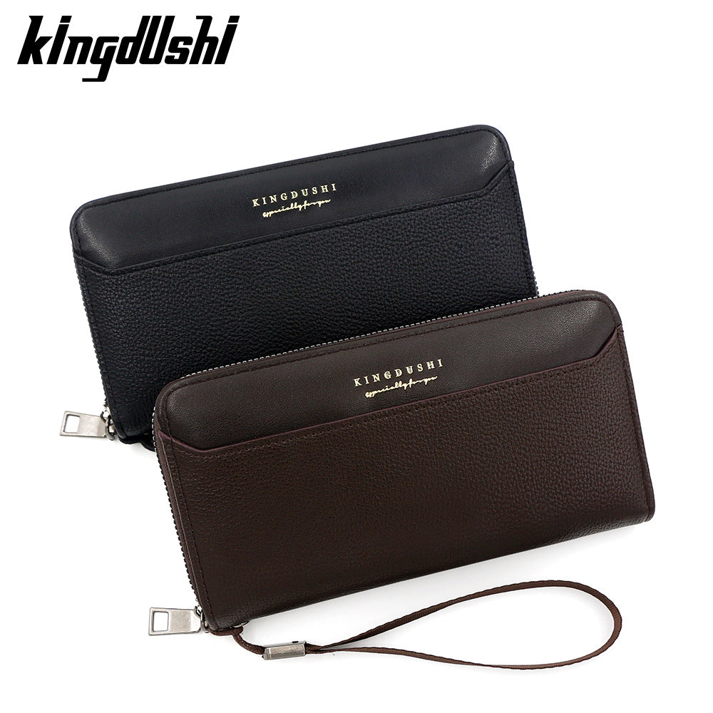 Men's Korean Style Fashion Long Single Pull Chain Men's Wallet