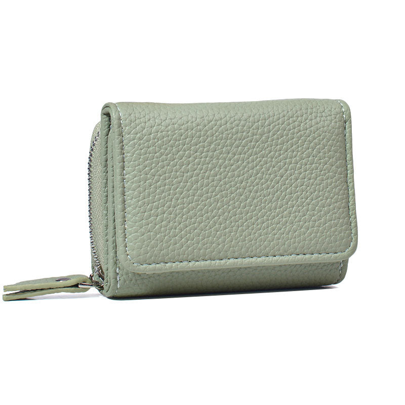 Women's Authentic Leather Tactile Feel Mini Large Ladies Wallets