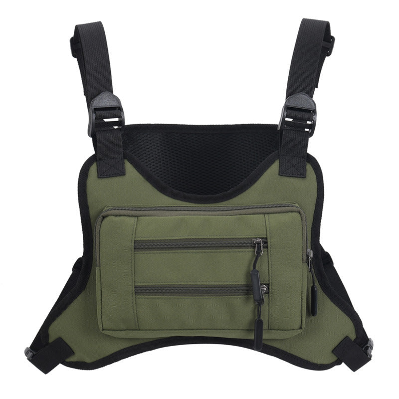 Men's Riding Vest Camouflage Gymnastic Valise Men's Chest Bags