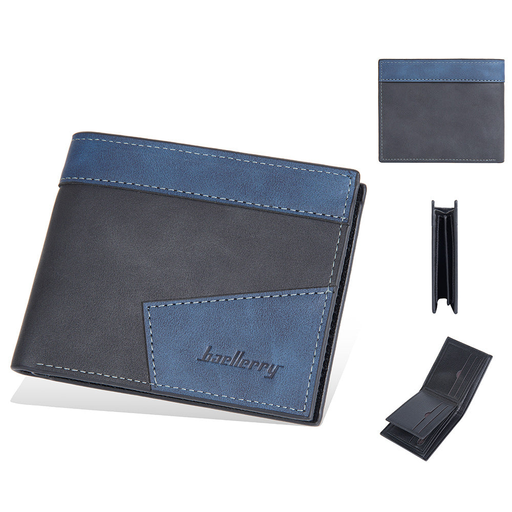 Men's Short Multiple Slots Horizontal High Sense Men's Wallets