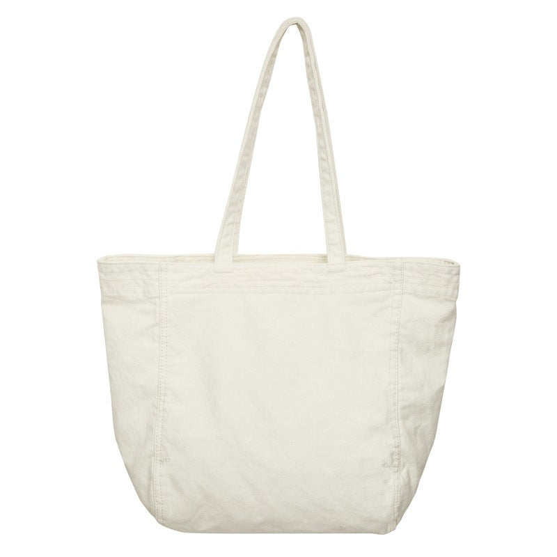 Women's Canvas Large Capacity Versatile Shopping Big Women's Shoulder Bag