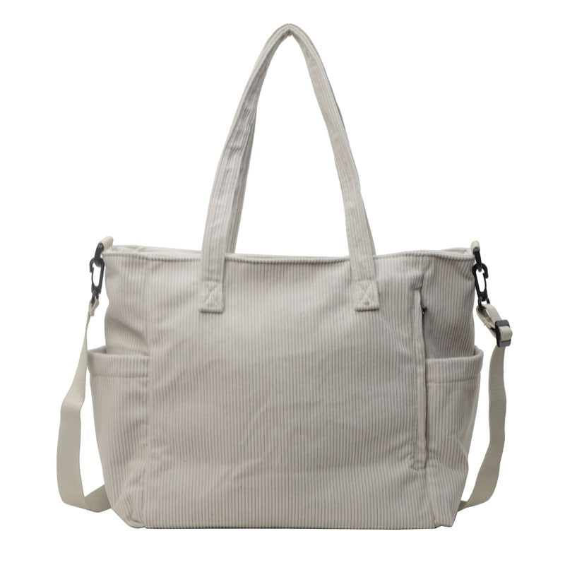 Cool Corduroy Female Commuter Large Capacity Bags