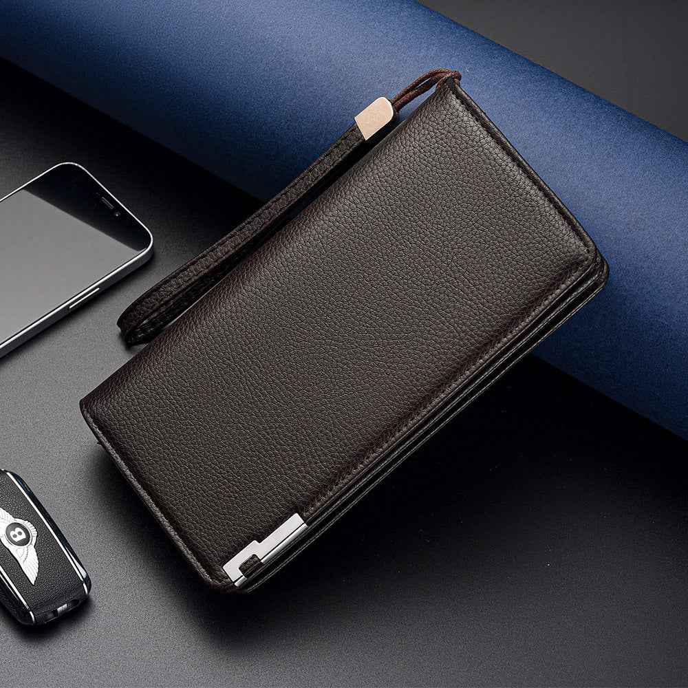Men's Long Business Multifunction Clutch Multiple Slots Men's Wallet