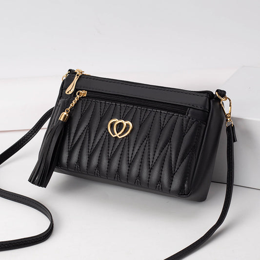 Women's Mom High-grade Mini Niche Tassel Soft Crossbody Bags