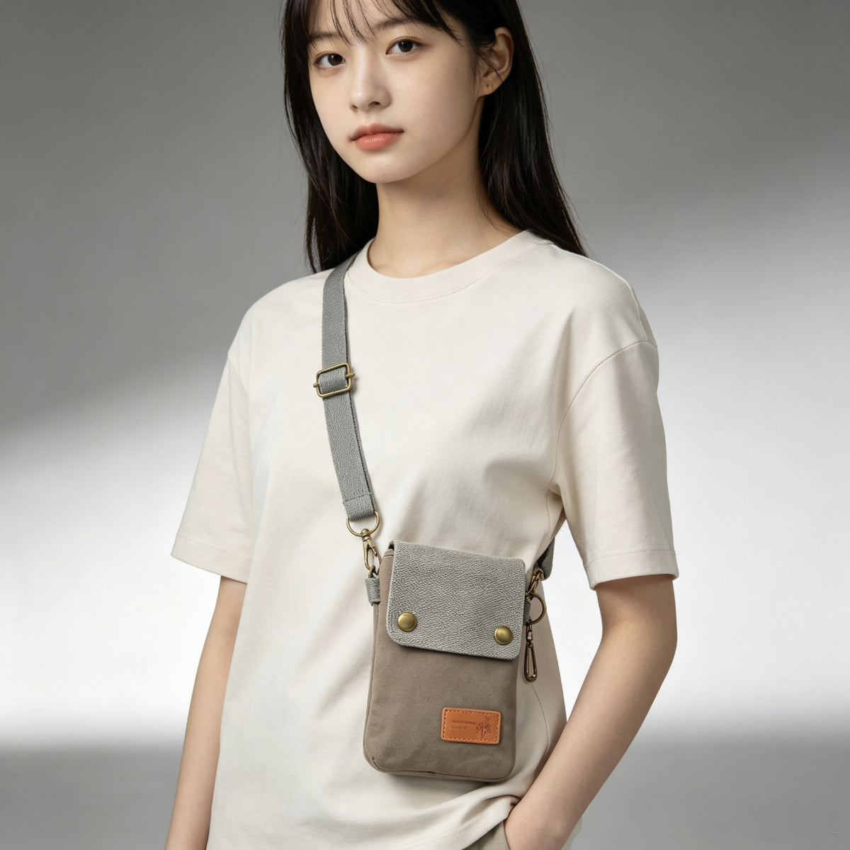 Women's Horse Solid Color Canvas Simple Fabric Lightweight Bags