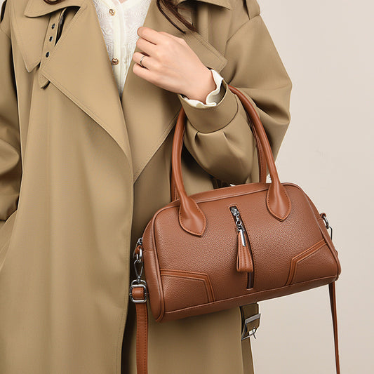 Women's Feel Soft Leather Bowling Elegant Fashion Bags
