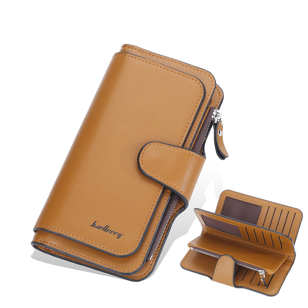 Women's Korean Style Multiple Slots Zipper Fashion Ladies Wallet