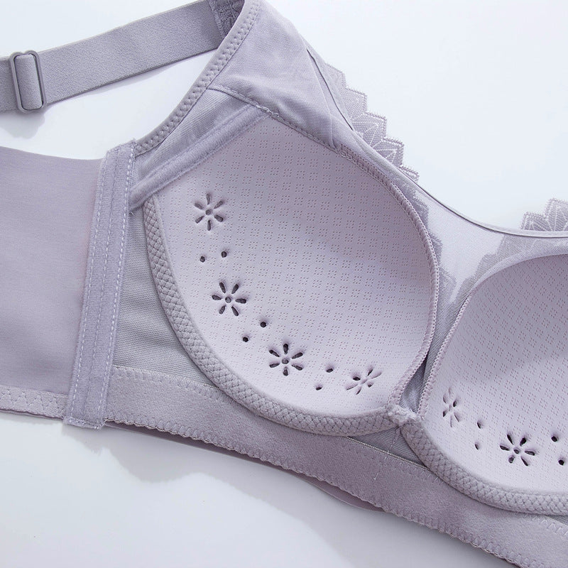 Top Full Coverage Breast Holding Adjustable Thin Bras