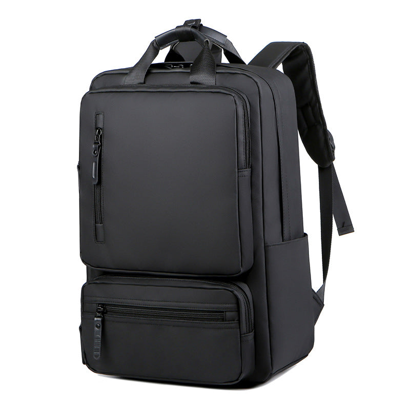 Men's Multifunctional Derm Computer Black College Style Backpacks